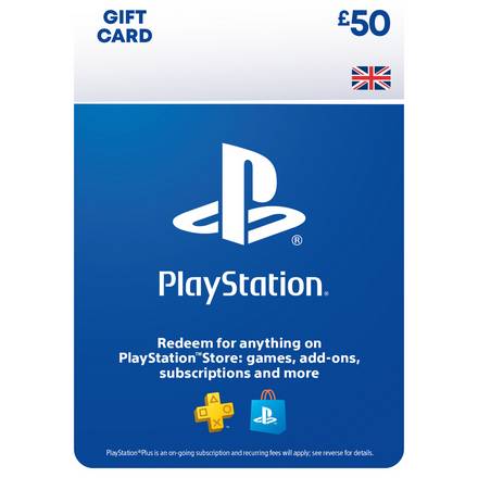 PSN £50 фунтов PlayStation Network (Великобритания) - Электронная доставка