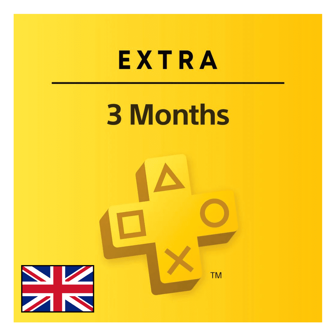 PS PLUS Extra — 90 дней — 3 месяца (Великобритания)